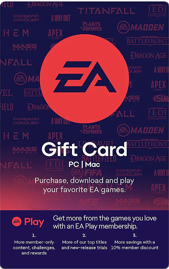 EA Origin Apex Gift Card Balance Check