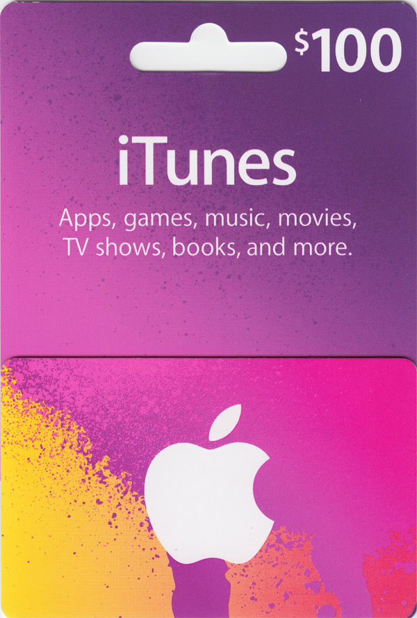 Handboek goedkoop Met bloed bevlekt Buy iTunes Gift Card $100