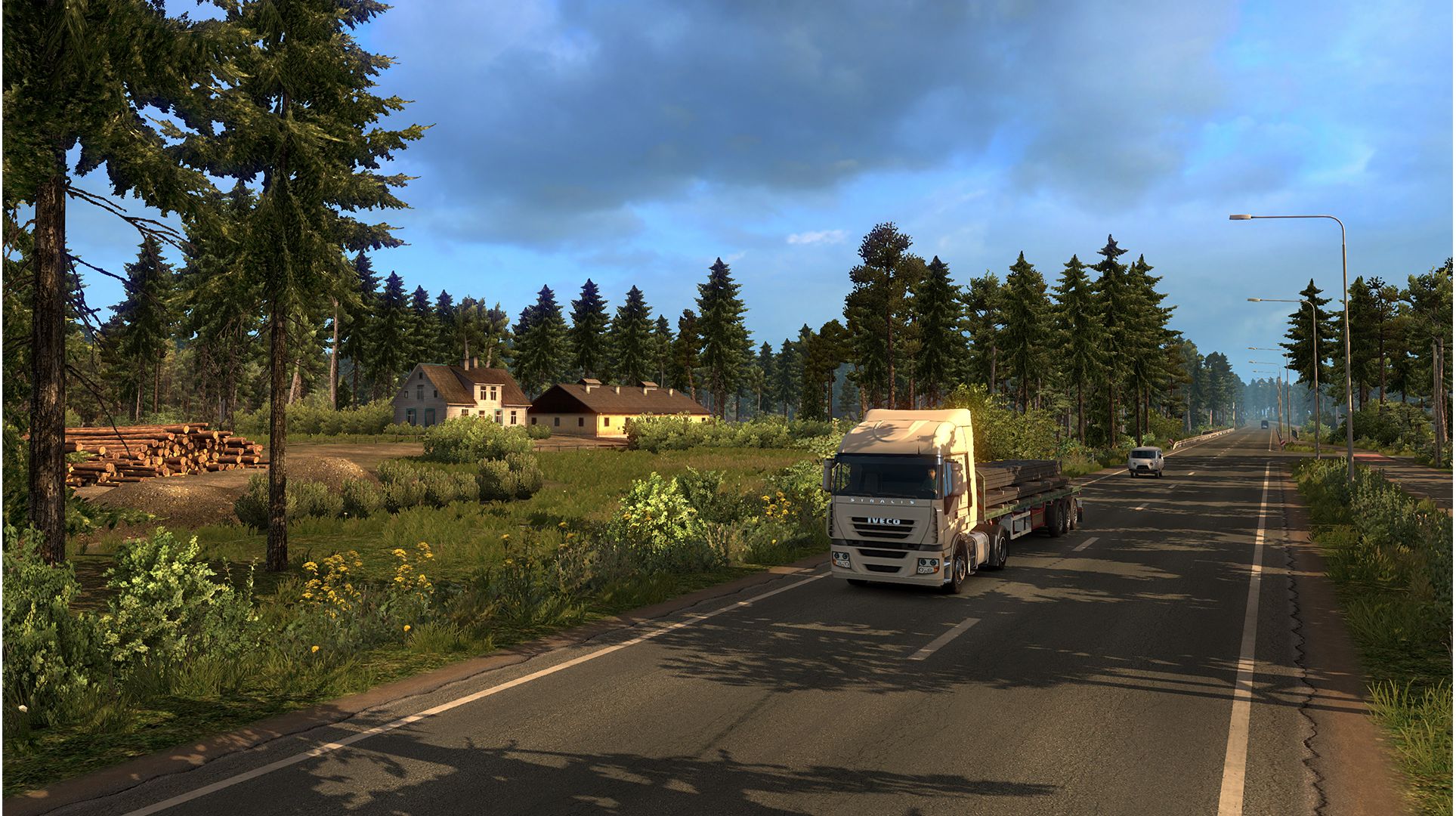 Купить Euro Truck Simulator 2 - Beyond the Baltic Sea (русская версия) для  Steam